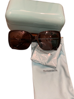 TIFFANY & CO. **PRESCRIPTION LENS** $375.00 4043-B Black Gradient Lens Sunglasses with Rhinestone Details