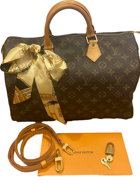 Louis Vuitton Stroll Brown Cloth ref.279181 - Joli Closet