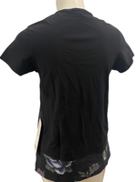 LULULEMON NWT Snapshot Tee in Black / Garden Party Size 4