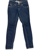 TRUE RELIGION Stella Dark Wash Low-Mid (7.5”) Skinny Stretch Jeans Size 27