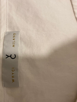WHYCI MILANO $150.00 Off-White Textured Midi Dress Size 44 (XL, but fits as Large)