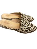 ROLLIE $122.00 Leopard "Madison Mule" Camel Slides Size 37 (6.5/7)