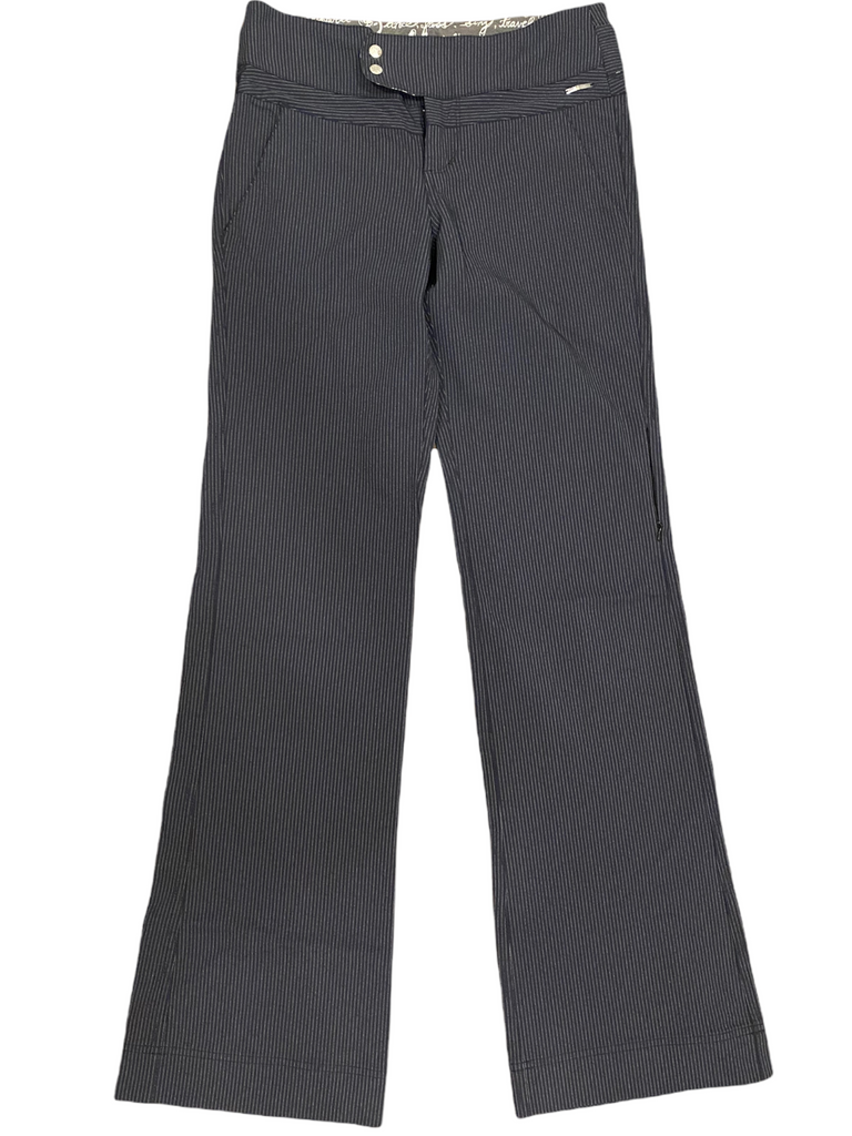 LULULEMON Black, Vintage Trail Trouzher Pinstripe Flare Pants