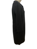 SANDWICH Black & Blue Knit Long Sleeve Brocade Style Midi Dress Size 42 (XL)
