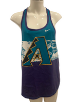 NIKE Cooperstown Collection Arizona Diamondbacks Baseball Athletic Tank Size Large L