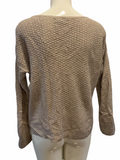 AMERICAN EAGLE (AE) Light Grey Knit, Cropped Sweater Size Medium M